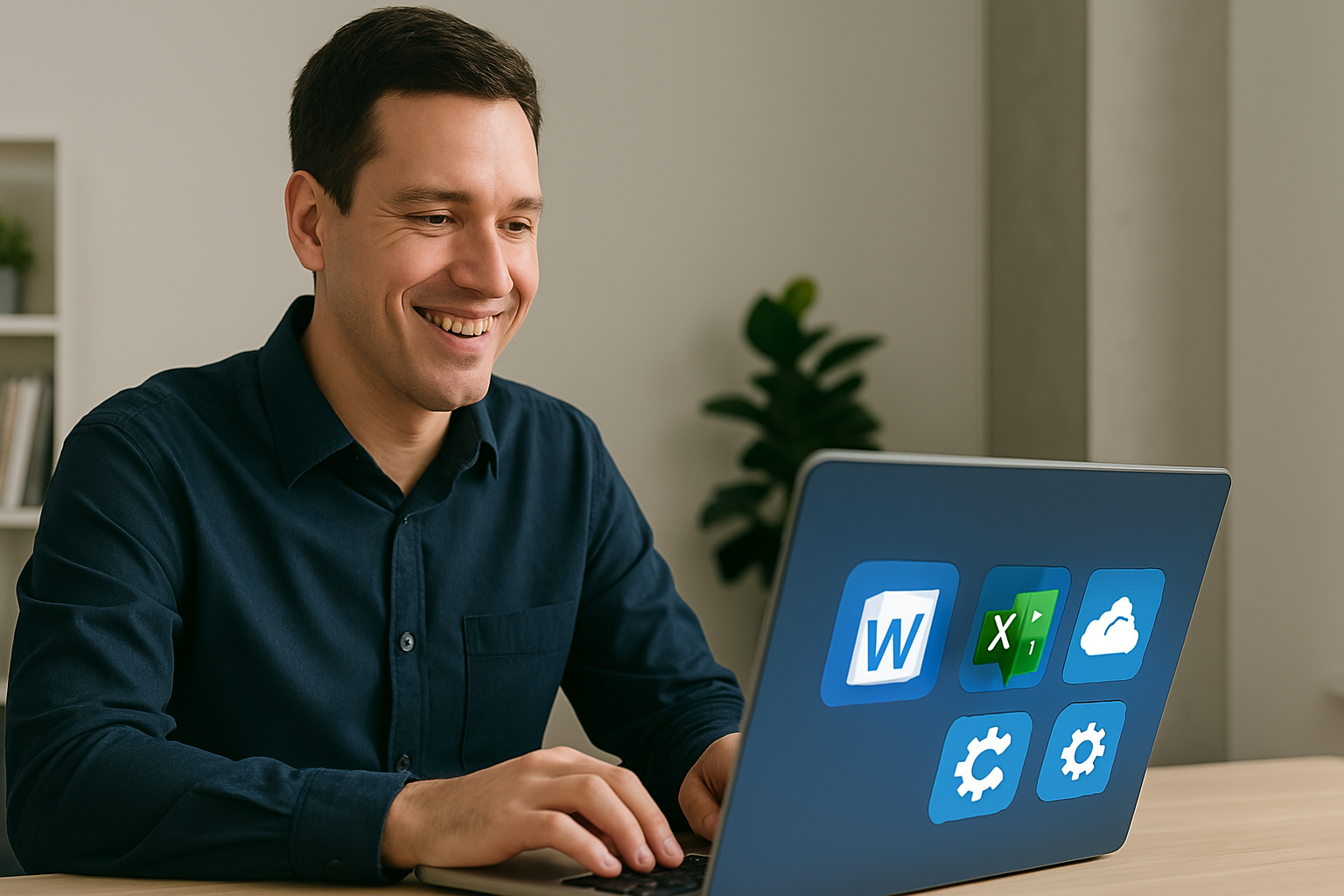 Business owner exploring software license financing with Direct Credit Funding.