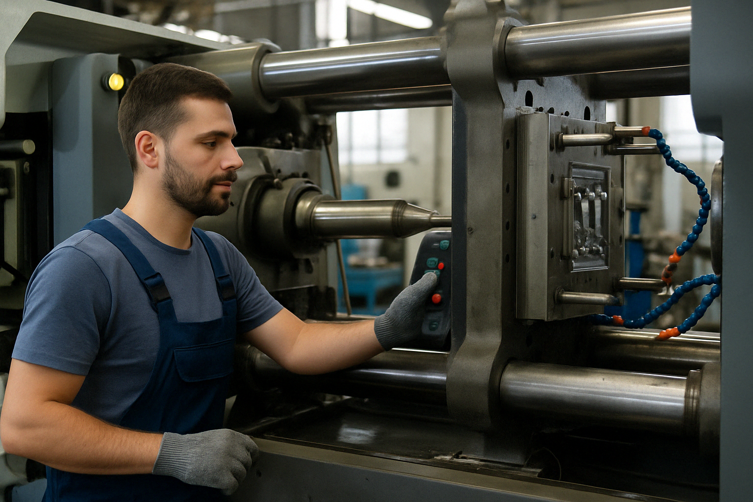 Manufacturing molds in action with Direct Credit Funding financing.