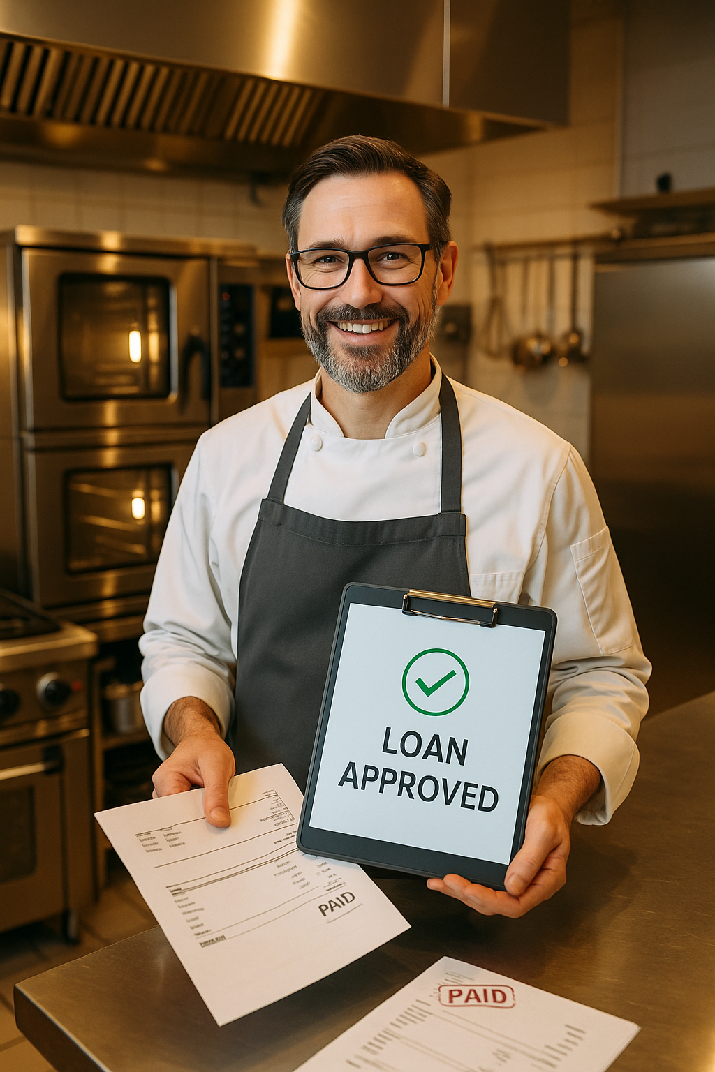 restaurant loan approved